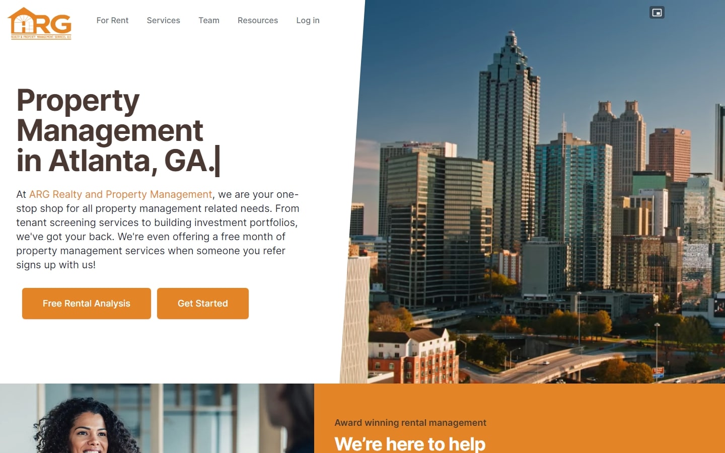 best looking Property Management websites