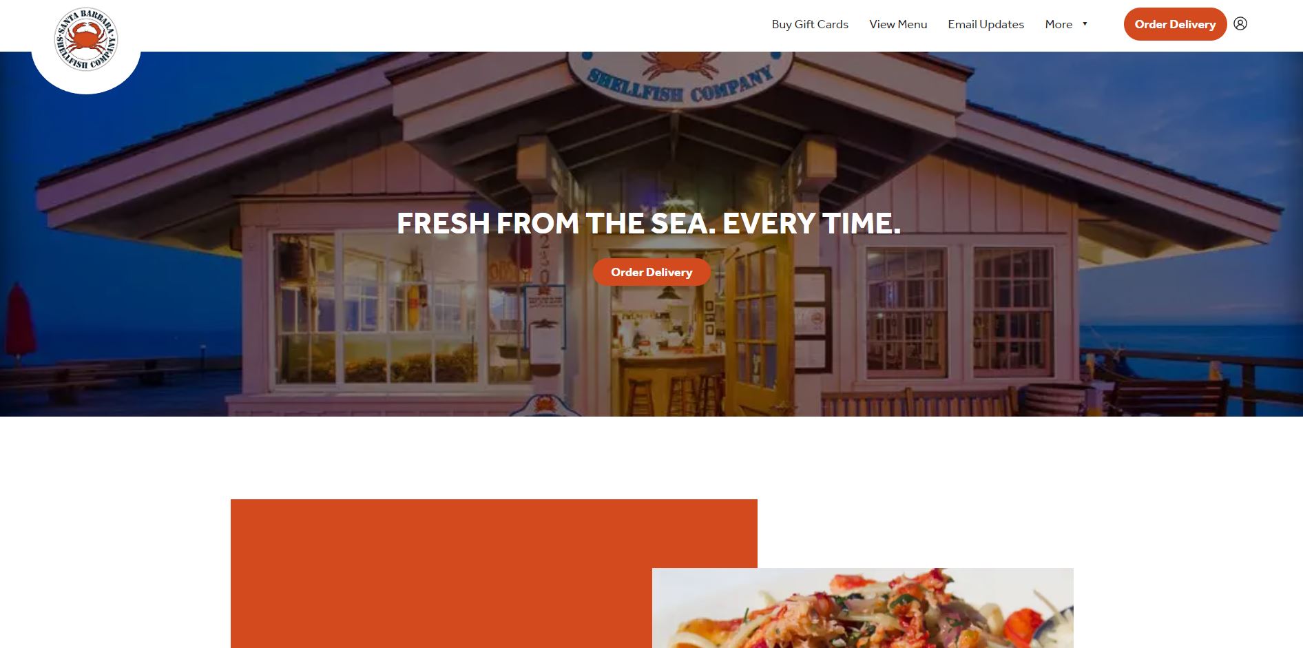 best restaurant web site design