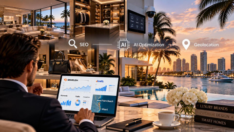 Luxury Brand Marketing in South Florida: How SEO, AI Search Optimization, and Geolocation Attract High-Value Clients