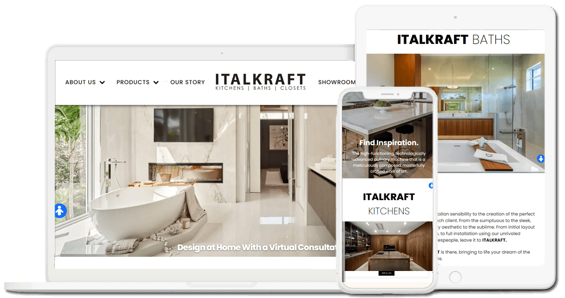 ITALKRAFT Responsive sizes